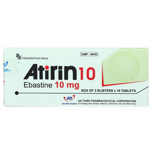 Thuốc Atirin 10 trị viêm mũi dị ứng (1)