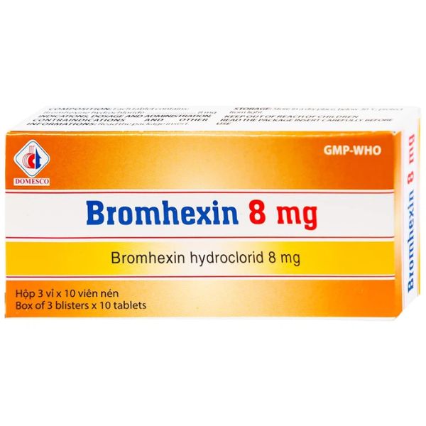 Thuốc Bromhexin 8mg Domesco tan đàm (1)