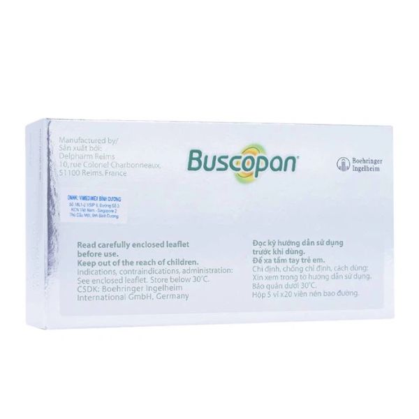 Thuốc Buscopan 10mg trị co thắt đường tiêu hoá (2)
