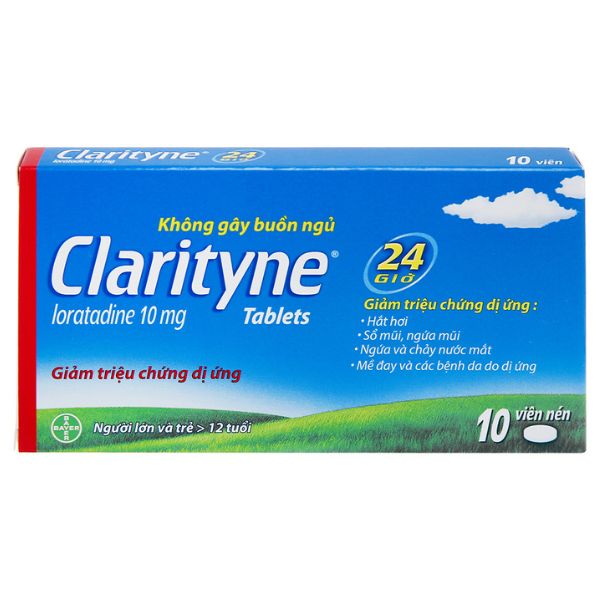 Thuốc Clarityne 10mg giảm các triệu chứng viêm mũi dị ứng (1)