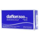 Thuốc Daflon 500mg điều trị các triệu chứng suy giảm tĩnh mạch bạch huyết và trĩ cấp (4 vỉ x 15 viên) Thuốc Daflon 500mg Servier điều trị trĩ cấp (1)