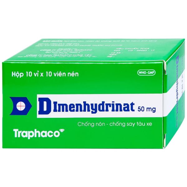 Thuốc Dimenhydrinat 50mg chống nôn (1)