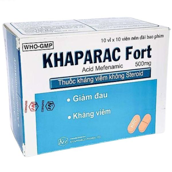 Thuốc Khaparac fort giảm đau, kháng viêm (1)