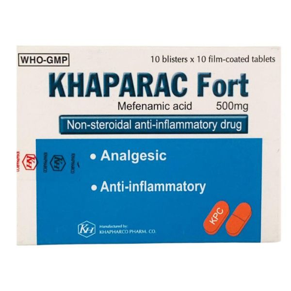 Thuốc Khaparac fort giảm đau, kháng viêm (2)