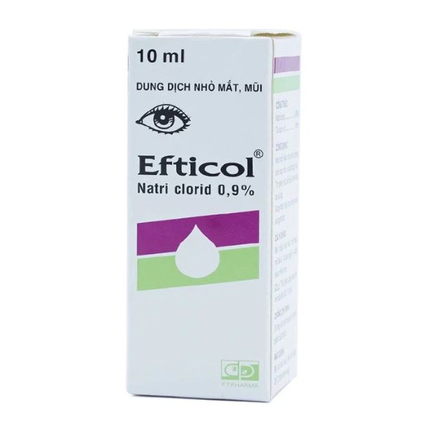Thuốc nhỏ mắt Efticol Natri Clorid 0.9% (1)