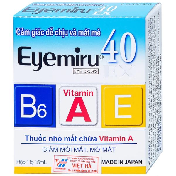 Thuốc nhỏ mắt Eyemiru 40 EX điều trị căng mắt (1)