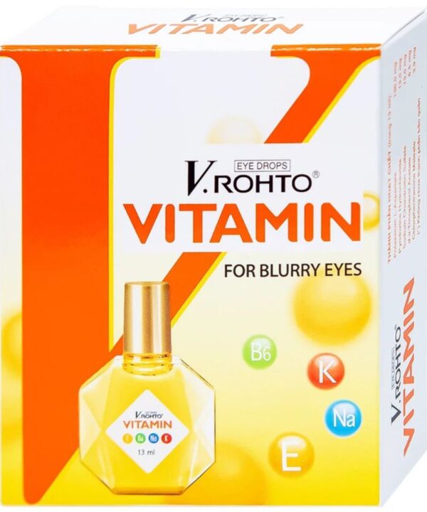 Thuốc nhỏ mắt V.Rohto Vitamin hỗ trợ cải thiện tình trạng giảm thị lực (1)