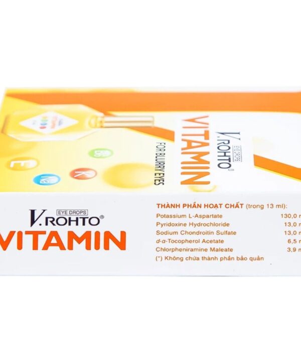 Thuốc nhỏ mắt V.Rohto Vitamin hỗ trợ cải thiện tình trạng giảm thị lực (4)