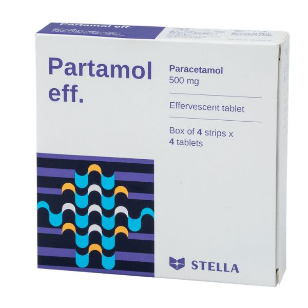 Thuốc Partamol eff 500mg hạ sốt (1)