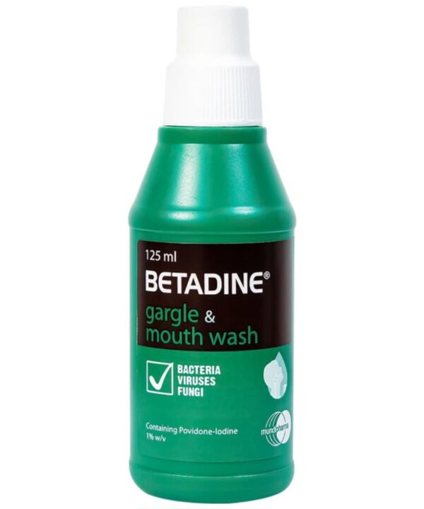 Thuốc súc họng Betadine Gargle and Mouthwash phòng và trị nhiễm khuẩn khoang miệng (6)