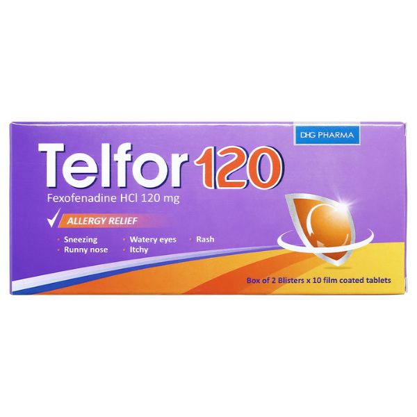 Thuốc Telfor 120 trị các triệu chứng viêm mũi dị ứng (1)