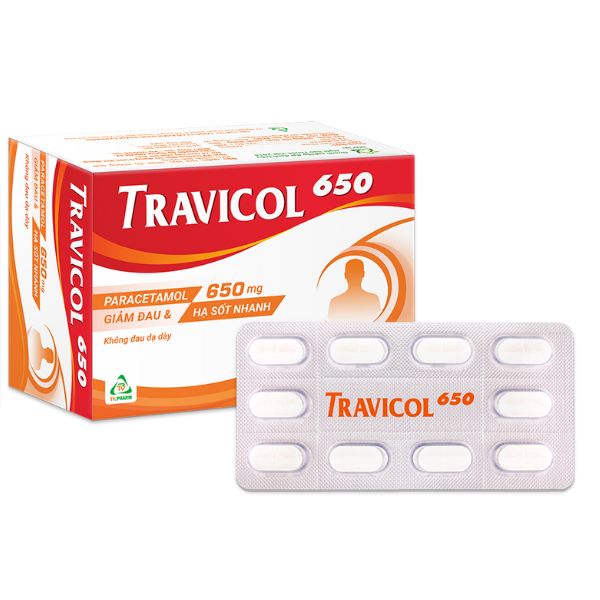 Thuốc Travicol 650 TV.Pharm hạ sốt, giảm đau (2)