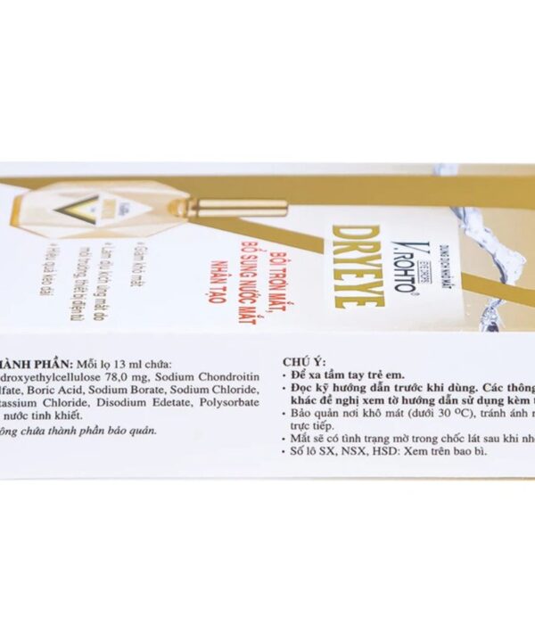 Dung dịch nhỏ mắt V.Rohto Dryeye bôi trơn mắt (3)