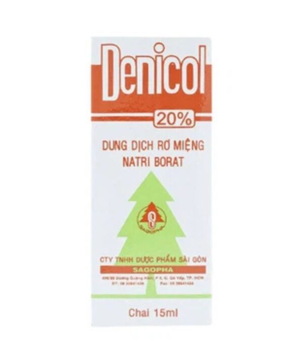 Dung dịch rơ miệng Denicol 20% trị tưa lưỡi (2)