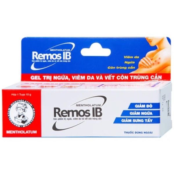 Gel Remos IB trị ngứa, viêm da (1)