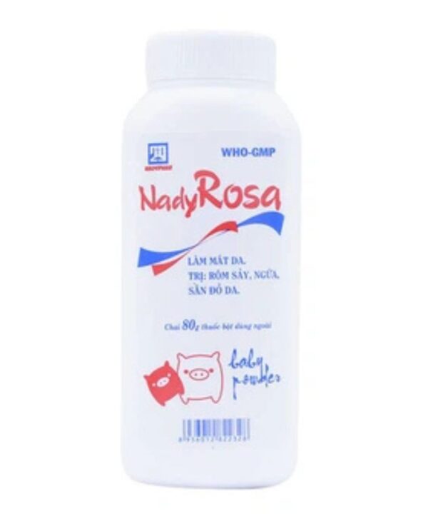 Phấn thoa da NadyRosa 80g trị rôm sảy (1)