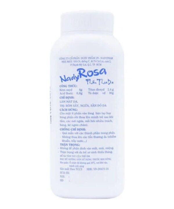 Phấn thoa da NadyRosa 80g trị rôm sảy (2)