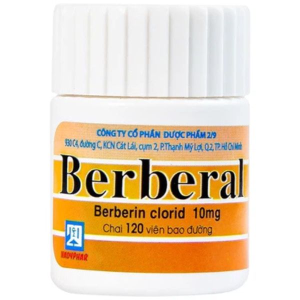 Thuốc Berberal 10mg điều trị các hội chứng lỵ (1)