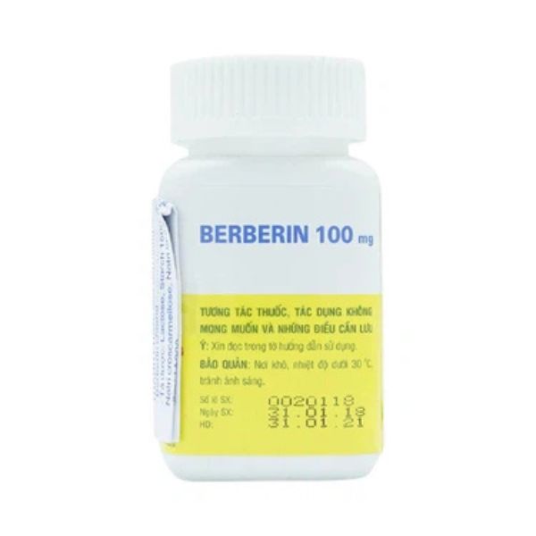 Thuốc Berberin 100mg Domesco điều trị tiêu chảy (2)