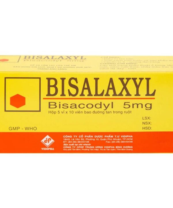 Thuốc Bisalaxyl 5mg điều trị táo bón (2)