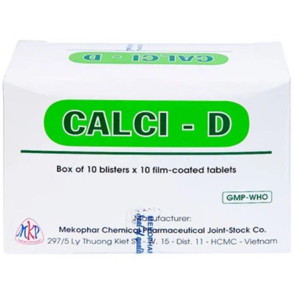 Thuốc Calci-D Mekophar bổ sung calci (2)