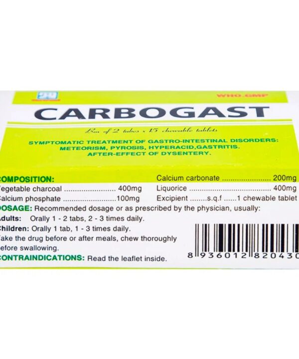 Thuốc Carbogast trị ợ chua (3)