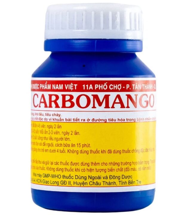 Thuốc Carbomango Nam Việt điều trị đau bụng (1)