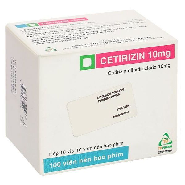 Thuốc Cetirizin 10mg TV.Pharm điều trị viêm mũi dị ứng (1)