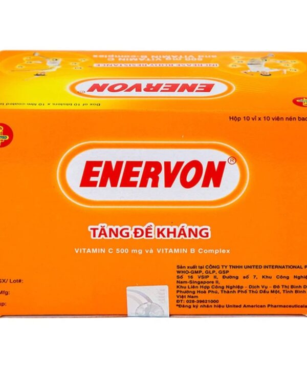 Thuốc Enervon điều trị thiếu Vitamin C và B (2)