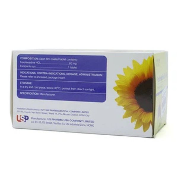 Thuốc Fexofenadine 60-HV trị viêm mũi dị ứng (2)
