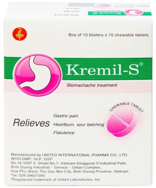 Thuốc Kremil-S làm dịu các triệu chứng đầy hơi (2)