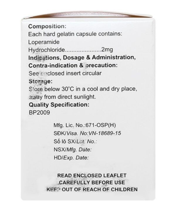 Thuốc Lopran 2mg trị tiêu chảy cấp (2)