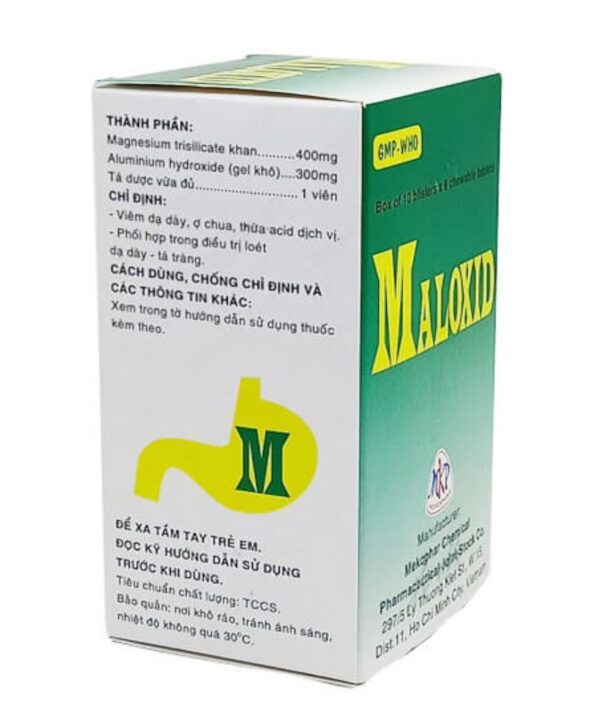 Thuốc Maloxid điều trị viêm dạ dày (2)
