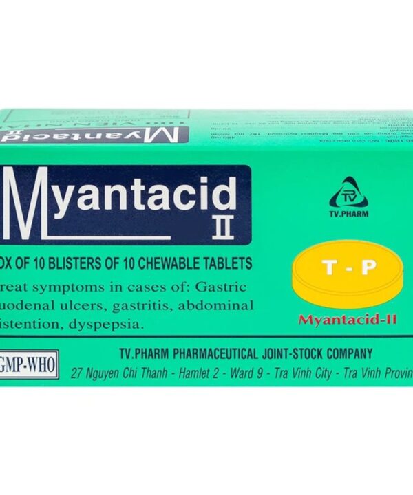 Thuốc Myantacid-II điều trị loét dạ dày - tá tràng (2)