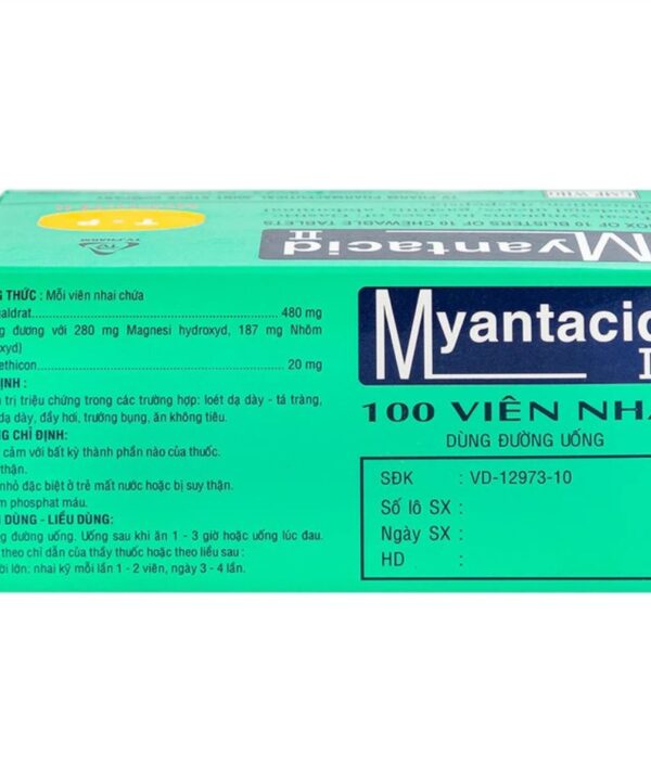 Thuốc Myantacid-II điều trị loét dạ dày - tá tràng (4)