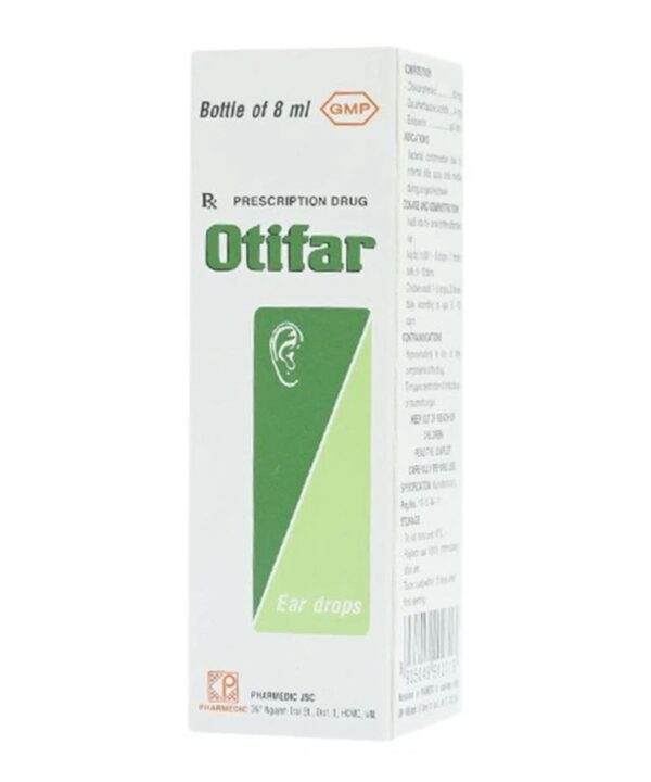 Thuốc nhỏ tai Otifar trị nhiễm khuẩn tai (1)