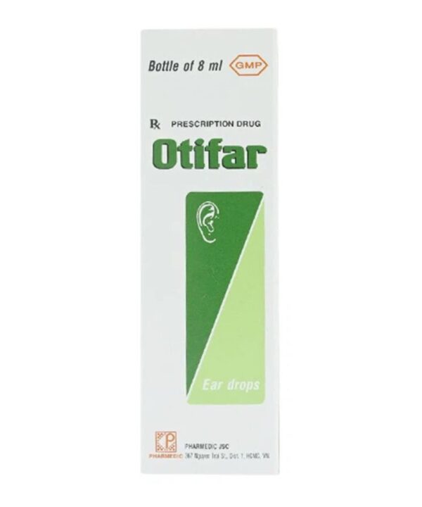Thuốc nhỏ tai Otifar trị nhiễm khuẩn tai (2)