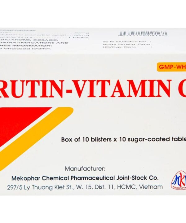 Thuốc Rutin-Vitamin C trị trĩ (2)