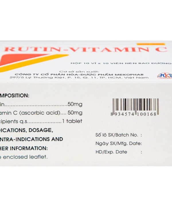 Thuốc Rutin-Vitamin C trị trĩ (3)