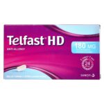 Thuốc Telfast HD 180mg trị viêm mũi dị ứng, mề đay vô căn mạn tính (1 vỉ x 10 viên) Thuốc Telfast HD 180mg trị viêm mũi dị ứng (1)