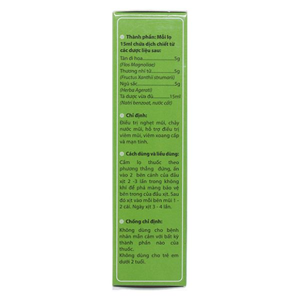 Thuốc xịt mũi Thông Xoang Nam Dược (2)