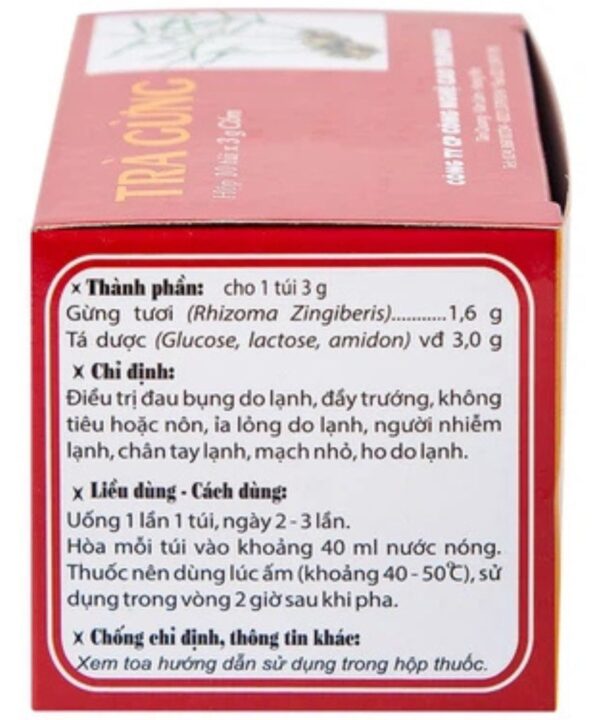 Trà gừng Traphaco giảm đau bụng (4)