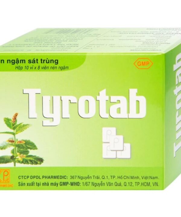 Viên ngậm Tyrotab sát khuẩn (1)