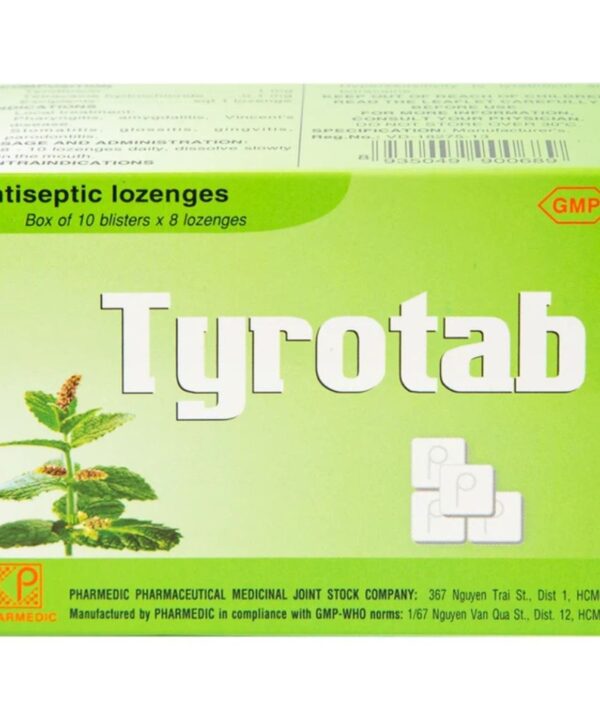 Viên ngậm Tyrotab sát khuẩn (2)