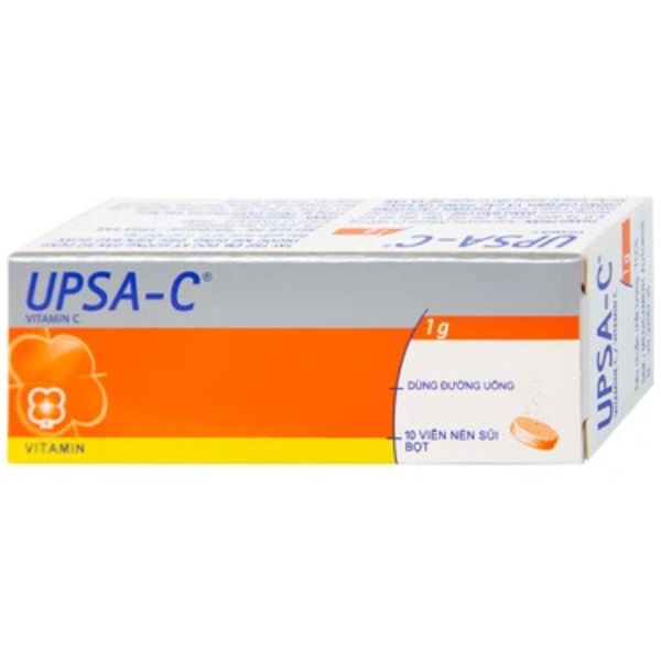 Viên sủi UPSA-C 1g trị thiếu hụt Vitamin C (1)