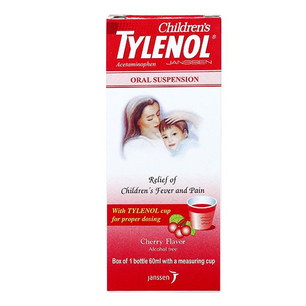 Siro Children's Tylenol 80mg/2.5ml giảm đau, hạ sốt (1)