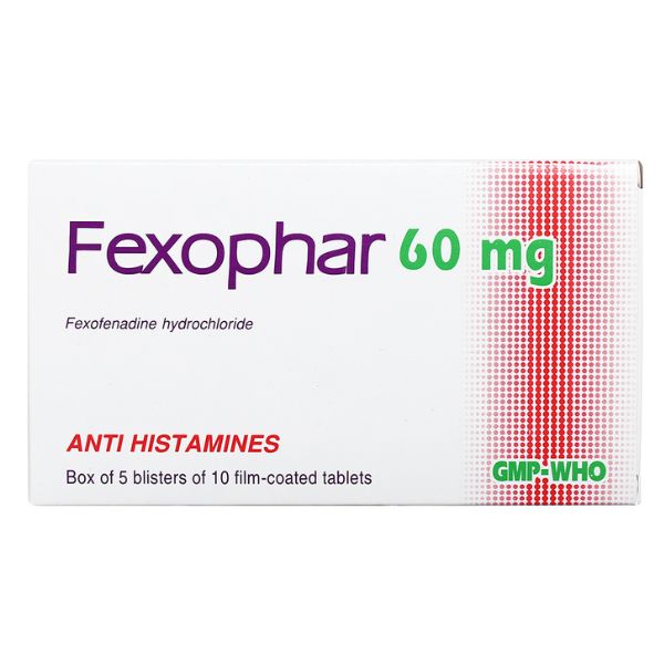 Thuốc Fexophar 60mg trị viêm mũi dị ứng (1)