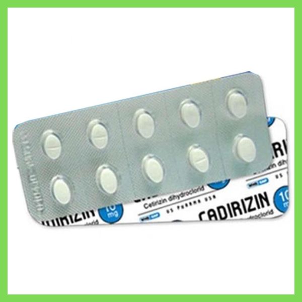 Thuốc CADIRIZIN 10 điều trị viêm mũi dị ứng, mày đay (2)