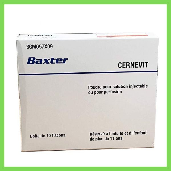 Bột pha tiêm Cernevit Baxter bổ sung vitamin và khoáng chất (7)