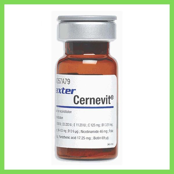 Bột pha tiêm Cernevit Baxter bổ sung vitamin và khoáng chất (2)